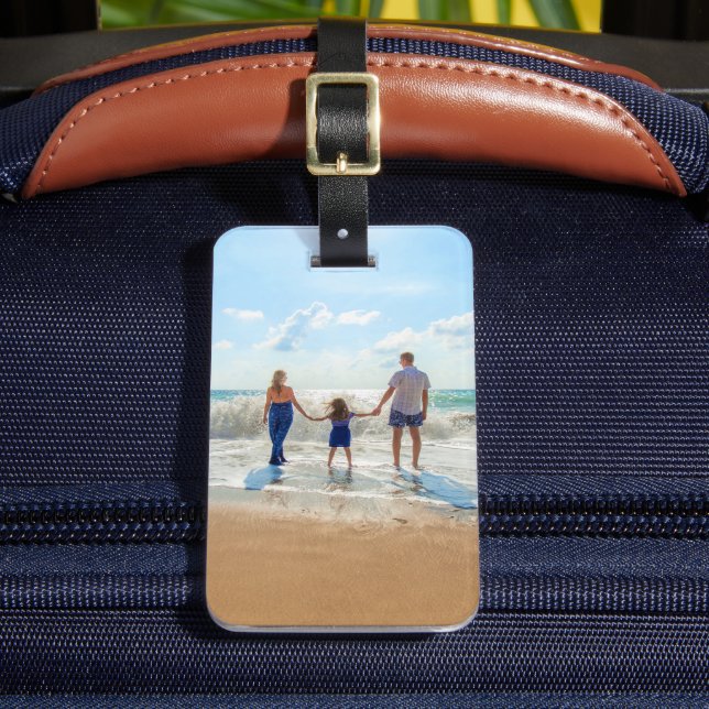 Custom Your Photo Luggage Tag Personalized Gift (Front Insitu 2)