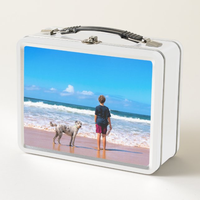 Custom Your Photo Metal Lunch Box (Front)