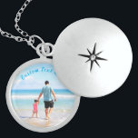Custom Your Photo Necklace Gift with Text<br><div class="desc">Custom Photo and Text Necklaces - Your Own Design - Special - Personalized Family / Friends or Personal Necklace / Gift - Add Your Text and Photo - Resize and move or remove and add elements / image with customization tool. Choose / add your favourite font / text colour /...</div>