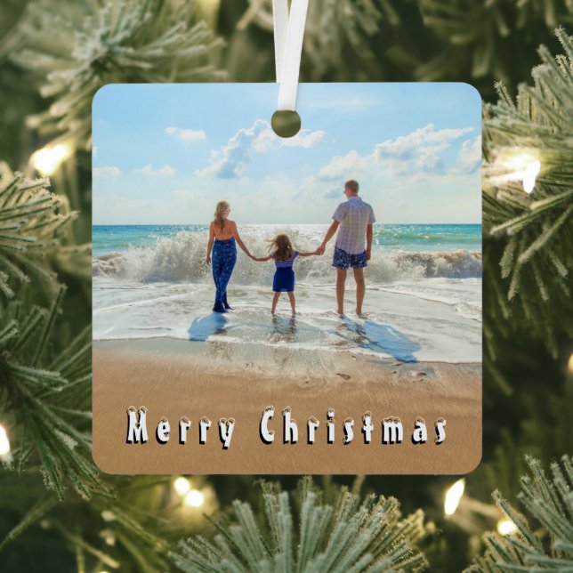 Custom Your Photo Personalized Christmas Ornament (Insitu)