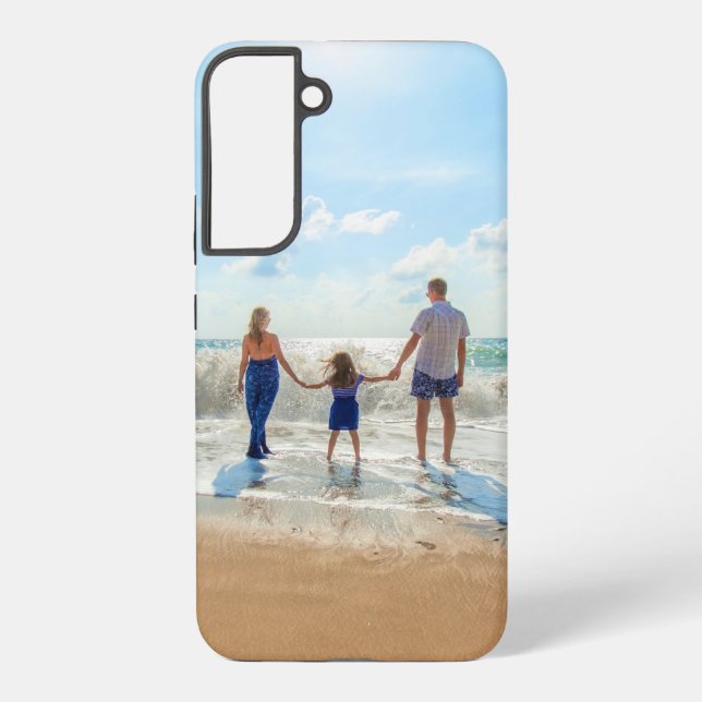 Custom Your Photo Personalized Samsung Galaxy S22+ Case (Back)