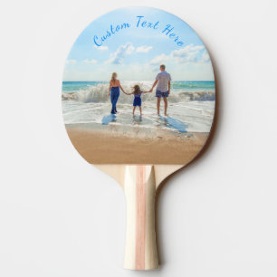 Custom Your Photo Ping Pong Paddle with Text