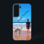 Custom Your Photo Samsung Galaxy Case with Text<br><div class="desc">Custom Photo and Text Samsung Galaxy Cases or iPhone Cases - Make Your Own Design with Pets - Personalized Family / Friends / Pets or Personal Gift - Add Your Photo and Text / Name - Resize and move or remove and add elements / text with Customization tool ! Choose...</div>