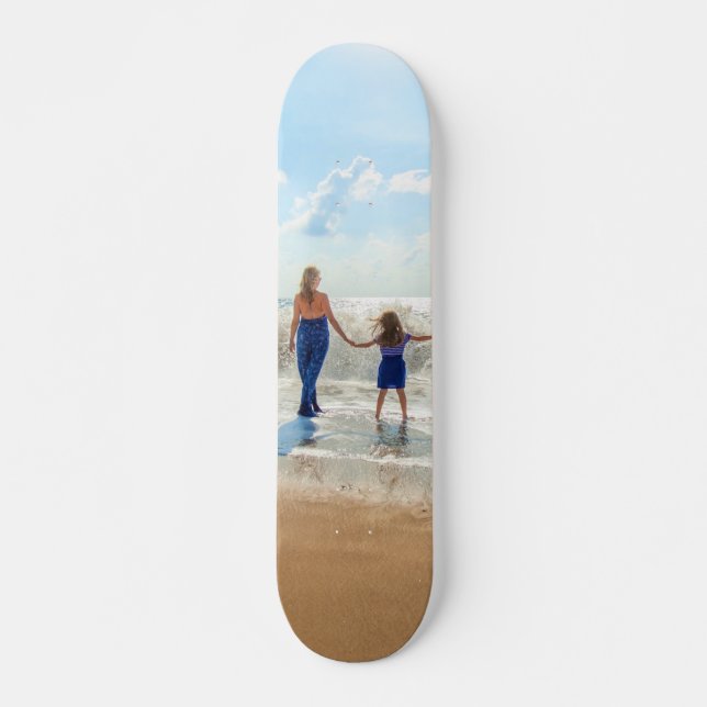 Custom Your Photo Skateboard Personalized Gift (Front)