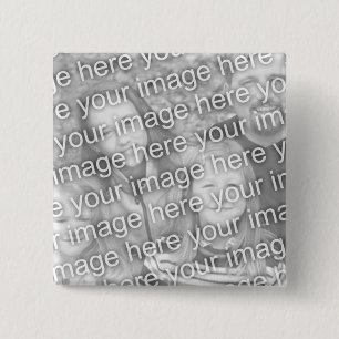 Custom Your Photo Square Button Template