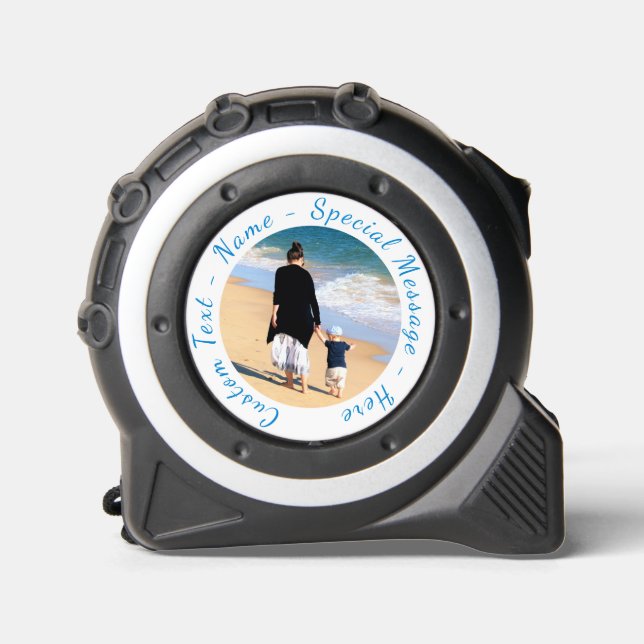 Custom Your Photo Tape Measure with Text 1 (Front)