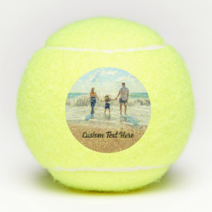 Custom Your Photo Tennis Balls with Text
