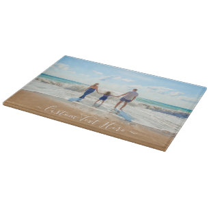 Custom Your Photo Text Cutting Board Personalized