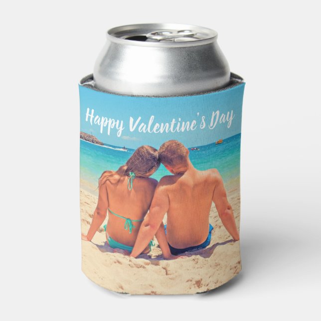 Custom Your Photo Valentine's Day Can Cooler (Can Front)