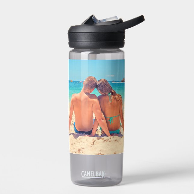 Custom Your Photo Water Bottle Personalized (Left)
