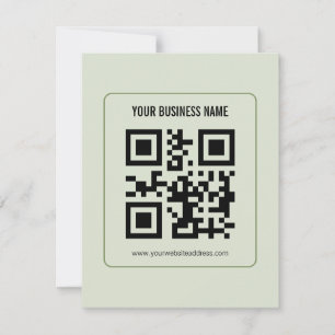 Custom Your QR Code Business Name Template