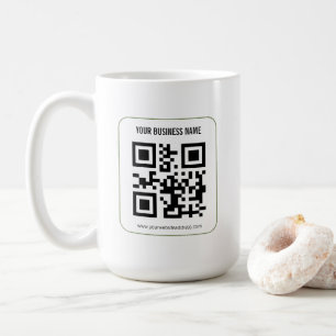 Custom Your QR Code Business Name Template Coffee Mug