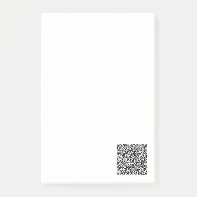 Custom Your QR Code Personalized Post-it® Notes (Front)