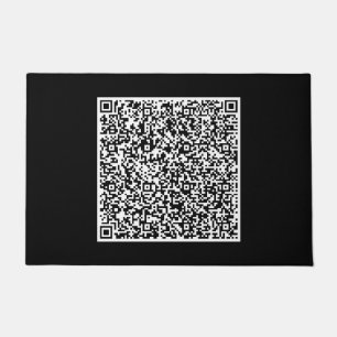Custom Your QR Code Scan Info Colour Doormat