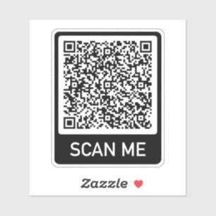 Custom Your QR Code Scan Info Sticker