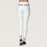 Custom Your Rectangle Business Company Logo Here  Leggings<br><div class="desc">Promote your business with these cool leggings,  featuring custom logo template! Easily add your own logo by clicking on the "personalize" option.</div>