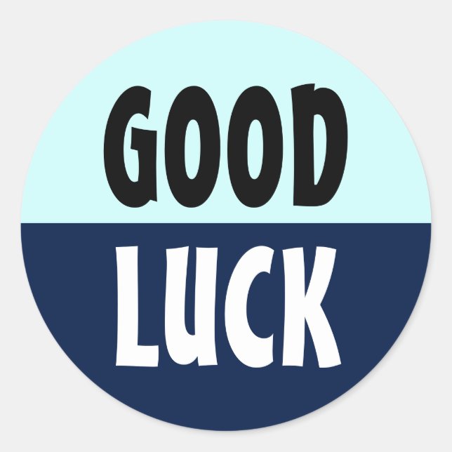 Custom your text, image & background colour classic round sticker (Front)