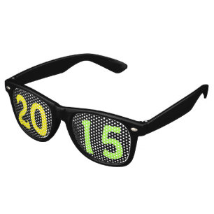 Custom your text, image & background colour retro sunglasses