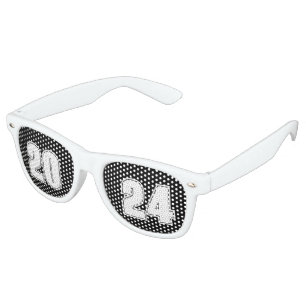 Custom your text, image & background colour retro sunglasses