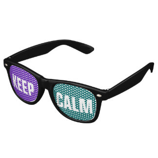 Custom your text, image & background colour retro sunglasses