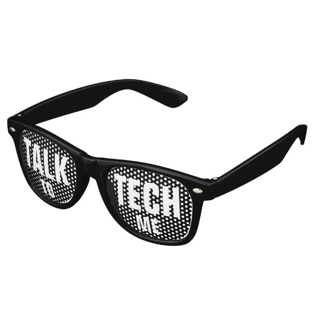 Custom your text, image & background colour retro sunglasses (Angled)