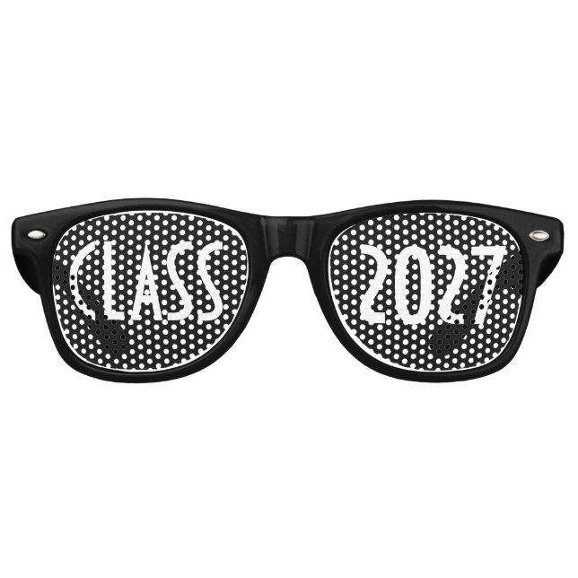Custom your text, image & background colour retro  sunglasses (Front)