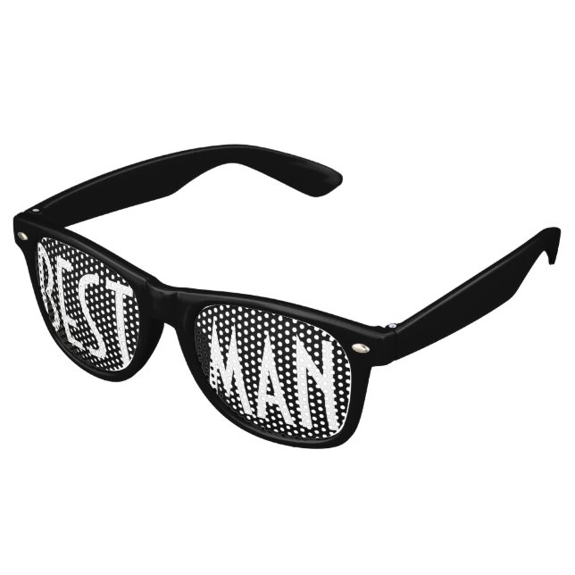 Custom your text, image & background colour retro sunglasses (Angled)