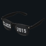 Custom your text, image & background colour retro sunglasses<br><div class="desc">Funny Ideas by EDDA Froehlich | It's easily customized for your event by adding your own photos, symbols, backgrounds, text details, font style, font size & colour. | For other ideas, designs & products feel free to contact me: contact@eddart.de or look here: www.zazzle.com/eddartshop* | text example: CLASS 2015</div>
