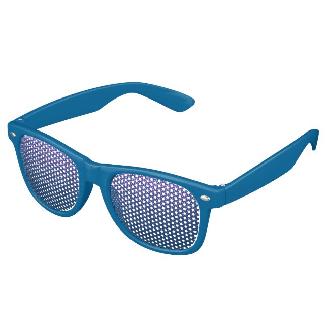 Custom your text, image & background colour retro sunglasses (Angled)