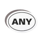 Custom Your Town or City Euro Oval