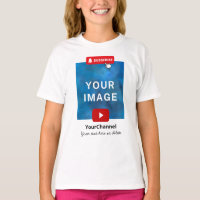Custom Youtube Channel Name White Kids