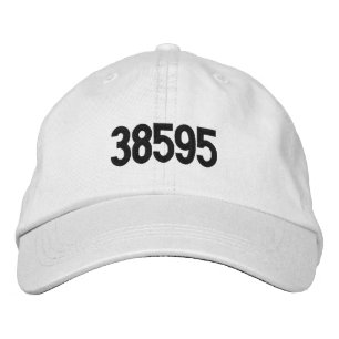 Custom Zip Code or Area Code Embroidered Hat