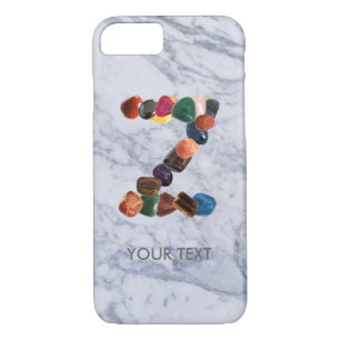 Customable Gemstone Initial "Z" iPhone 8/7 Case