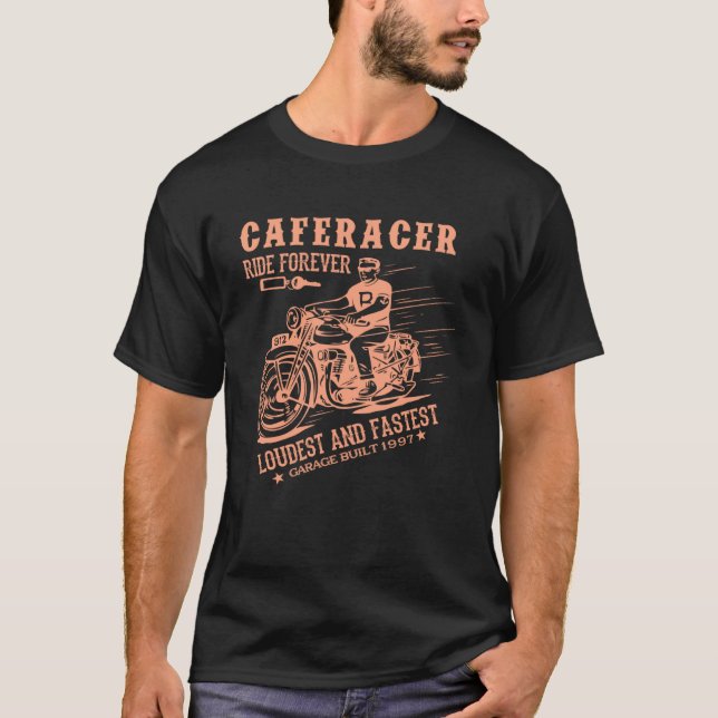 Custombike Custom Bikes Bike Motorcycles Oldschool T-Shirt (Front)