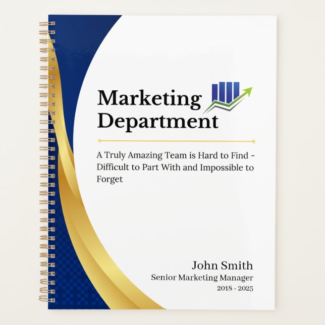 Custome Marketing Department Planner (Front)