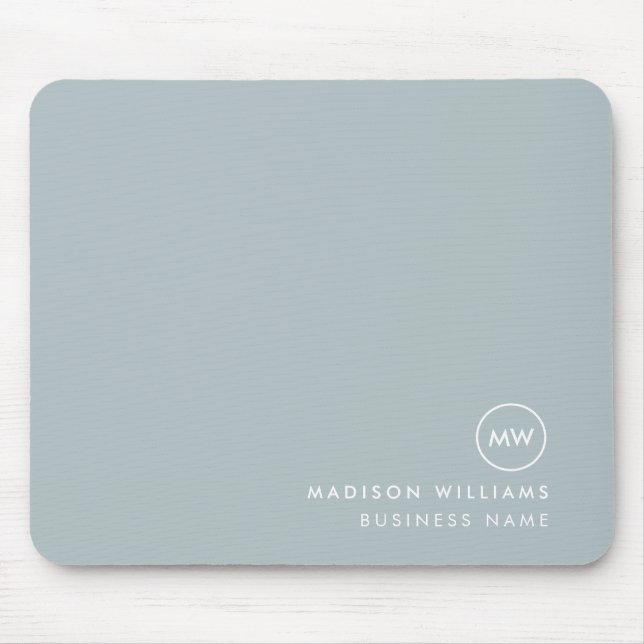 Custome Minimal Monogram Mouse Pad (Front)