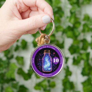 Custome Mystical Recovery Milestone Gift Keychain
