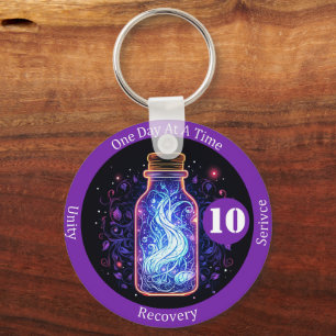 Custome Mystical Recovery Milestone Gift Keychain