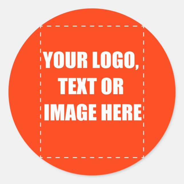 Custome Products Classic Round Sticker (Front)