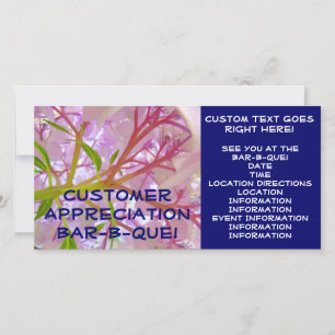 Customer Appreciation Bar-B-Que! cards invitations