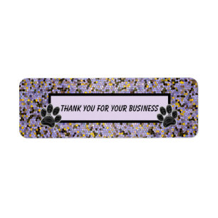 Customer Appreciation Business Paw Print Thank You