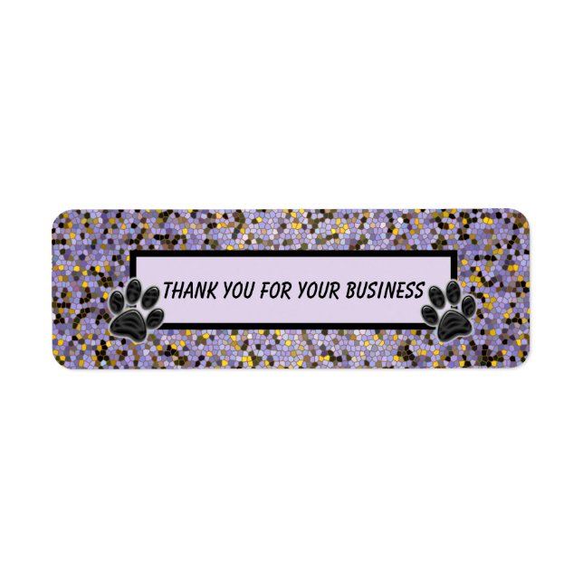 Customer Appreciation Business Paw Print Thank You (Front)