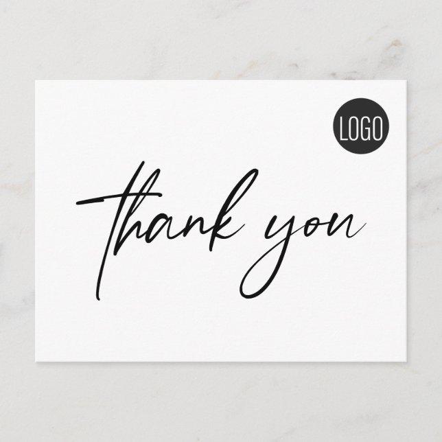 Customer Appreciation Business template Custom Postcard (Front)