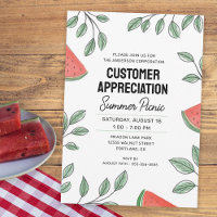 Customer Appreciation Summer Picnic Watermelon