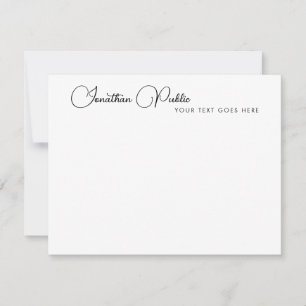 Customer Elegant Modern Script Name Template