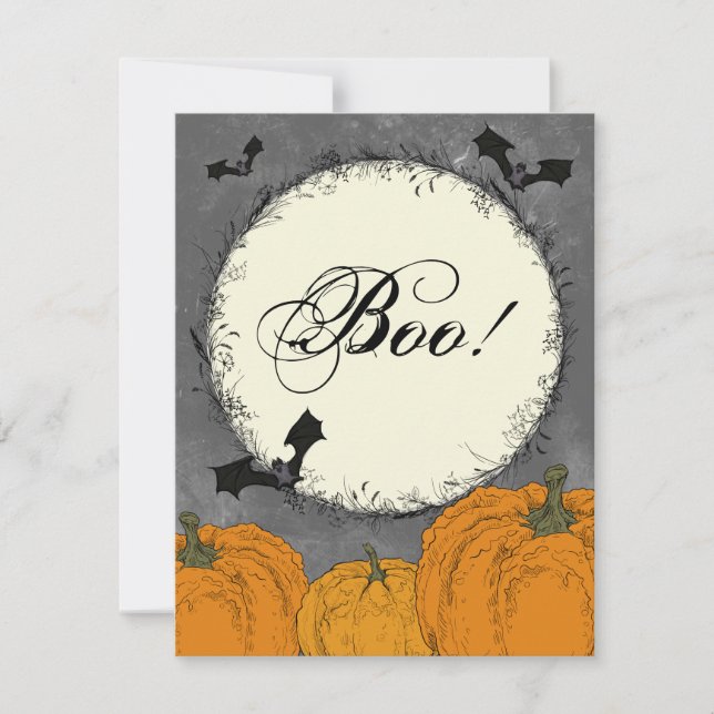 Customer Halloween Pop By Card (Front)