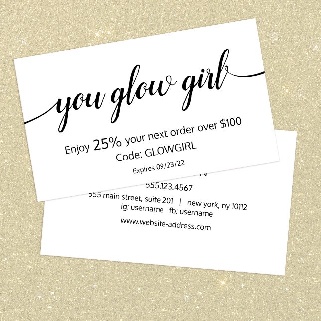 Customer Loyalty Discount Handwritten Calligraphy (Creator Uploaded)