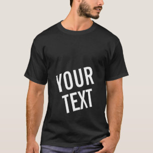 Customer Modern Elegant Template For Men Him T-Shirt