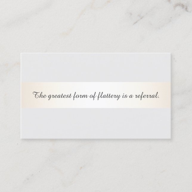 Customer Referral Card (Front)