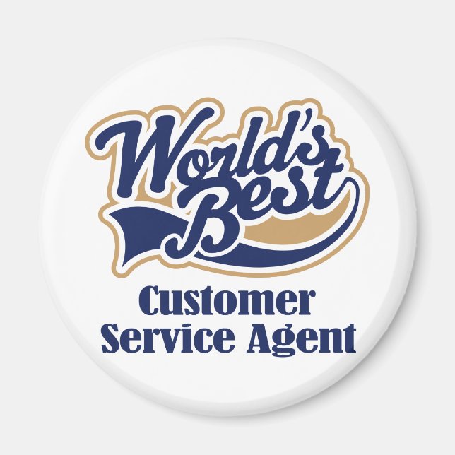 Customer Service Agent Gift Magnet (Front)